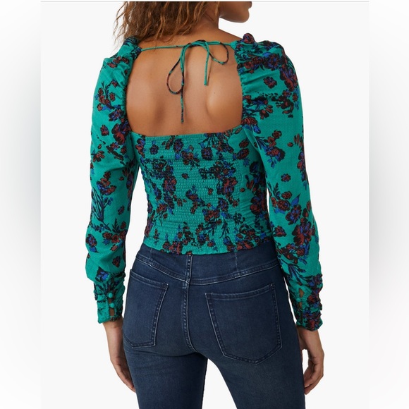 Free People Keyhole blouse ( NWOT) - Picture 2 of 5